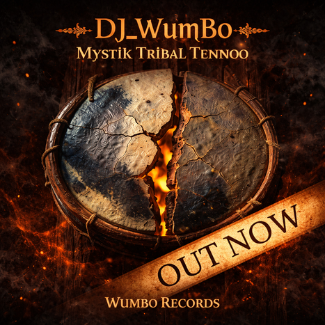 Ankündigung eines neuen Musik-Releases auf einem digitalen Cover