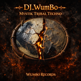 Abstraktes, ruhiges Cover in Blau- und Lilatönen